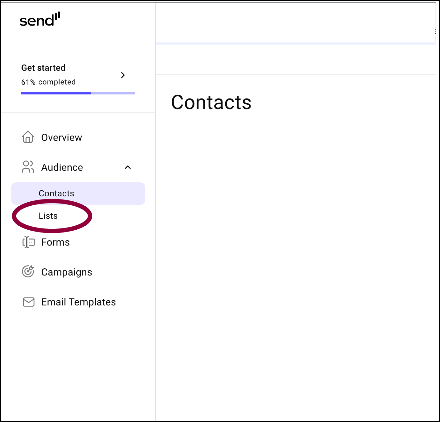 Delete a contact from a list 5 Edit a list